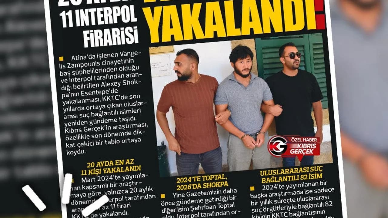 26 AĞUSTOS 2026 KIBRIS GERÇEK MANŞET
