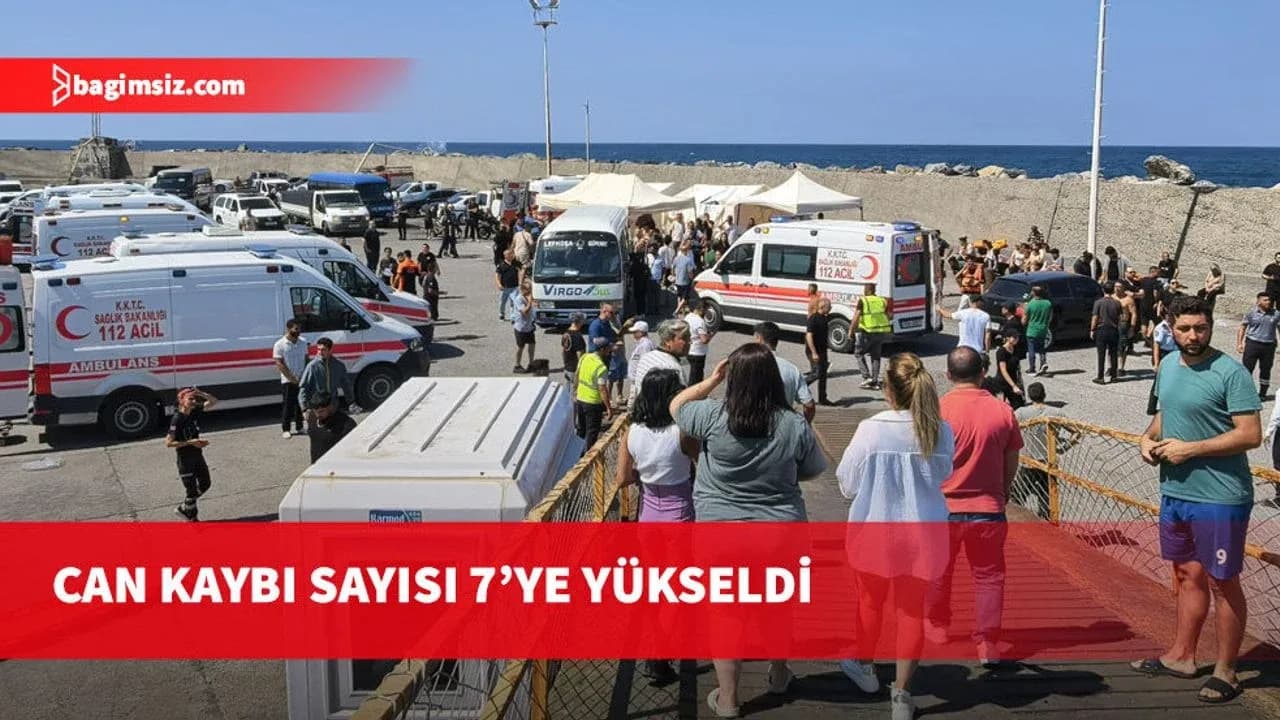 Gemi faciasında son durum: 7 kişi yaşamını yitirdi