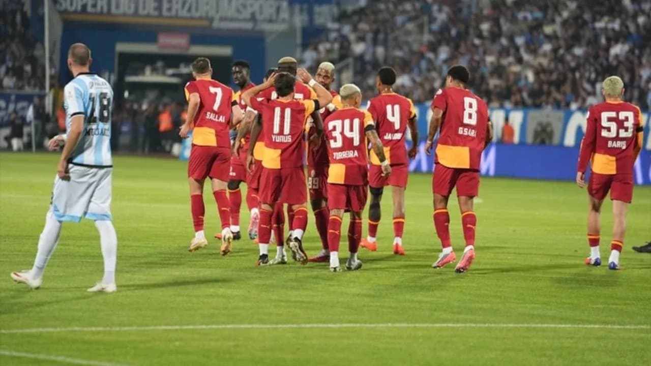 Galatasaray Erzurum’da farka koştu: Osimhen’den 2 gol