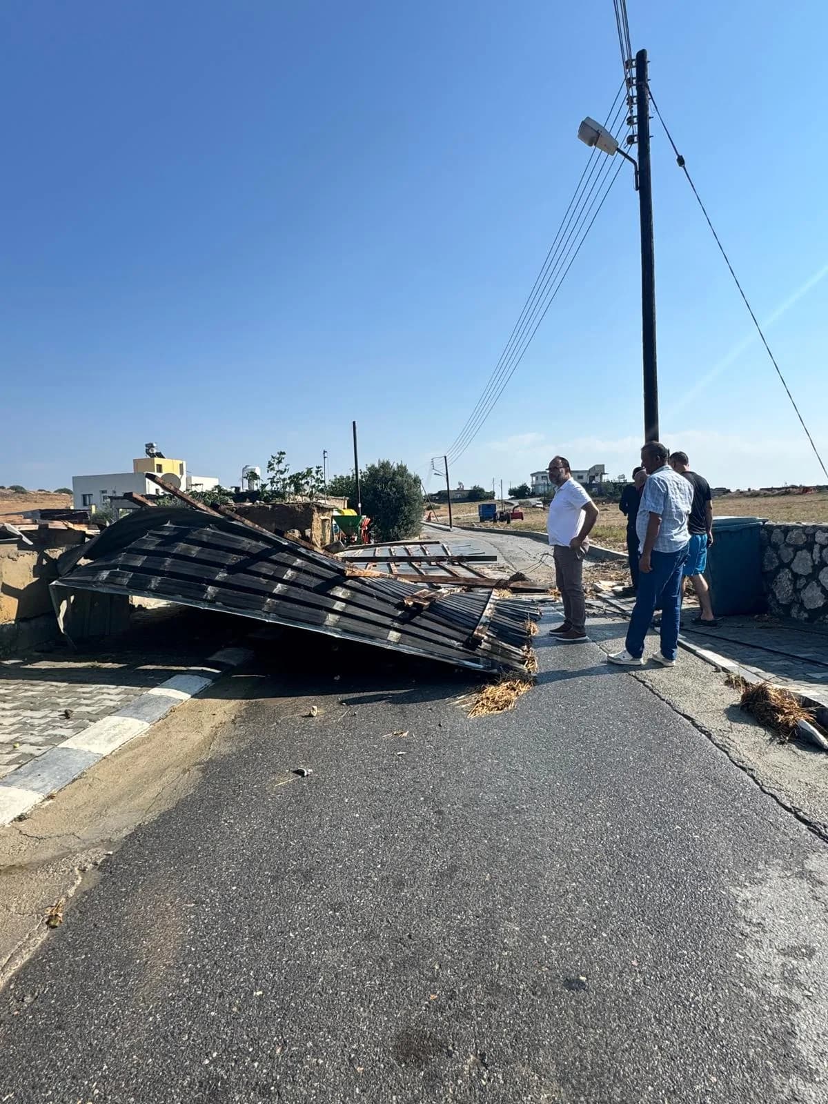 Altınova Köyü’nde fırtına ve yağışın ardından inceleme başlatıldı
