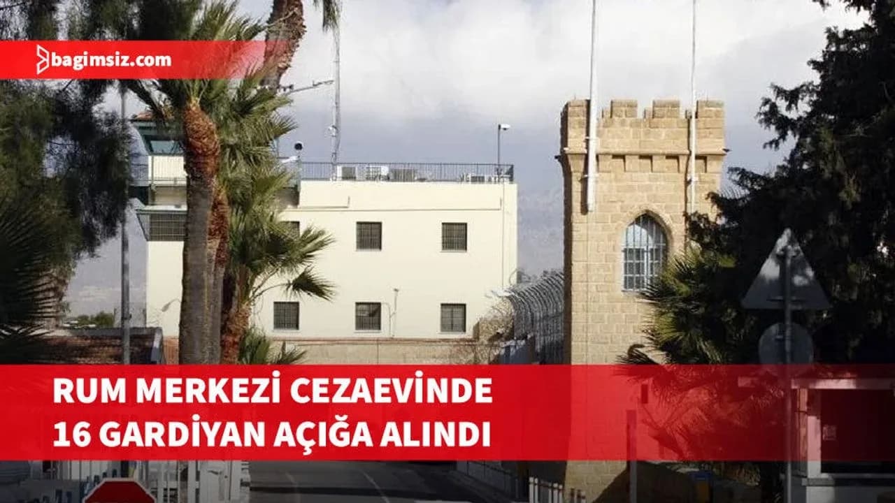 Rum merkezi cezaevinde 16 gardiyan açığa alındı
