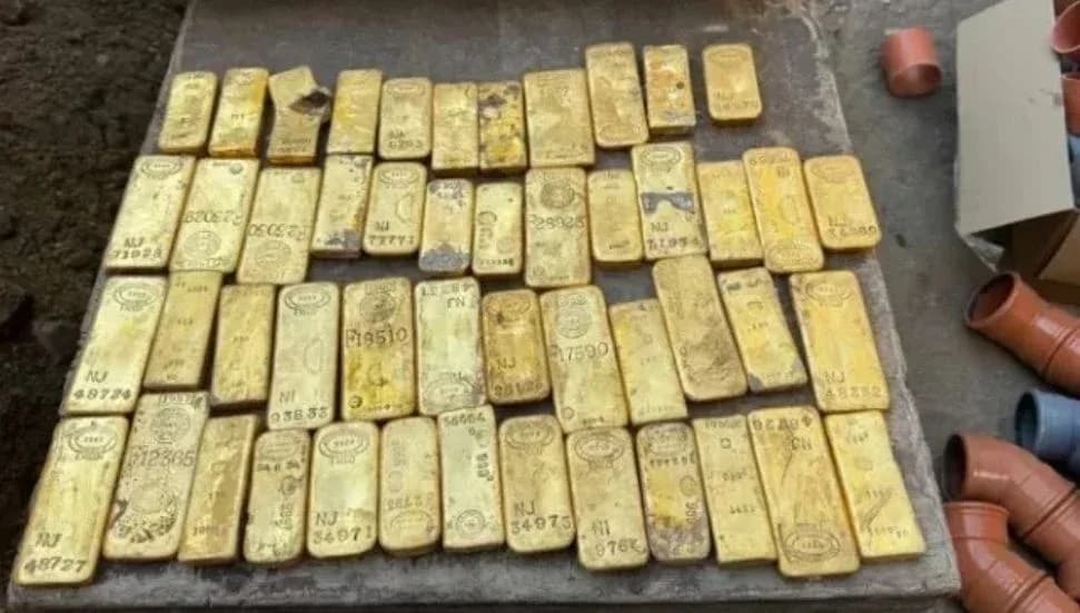 Belçika'da bir binanın duvarında yaklaşık 9 milyon Euro değerinde altın bulundu