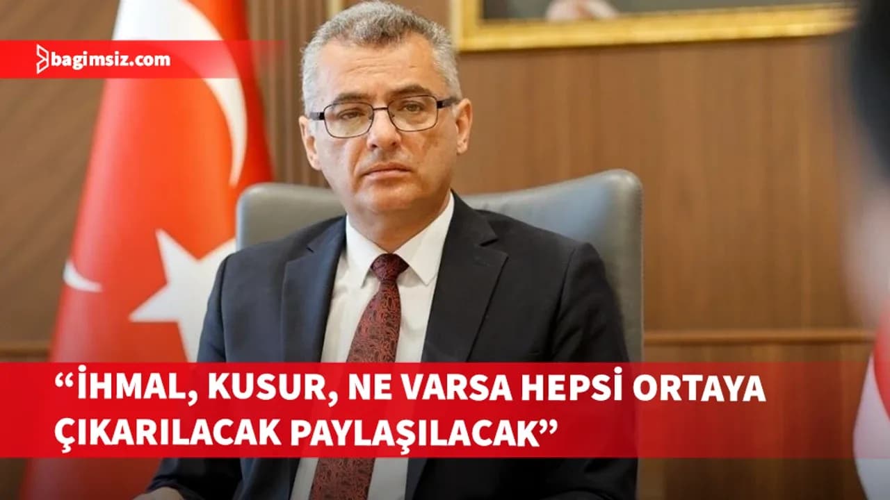 Erhürman, gemi kazasıyla ilgili açıklama yaptı