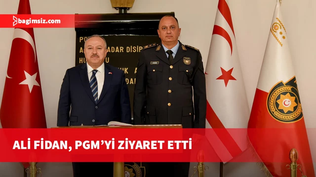 Türkiye Emniyet Genel Müdürü Ali Fidan, PGM’yi ziyaret etti
