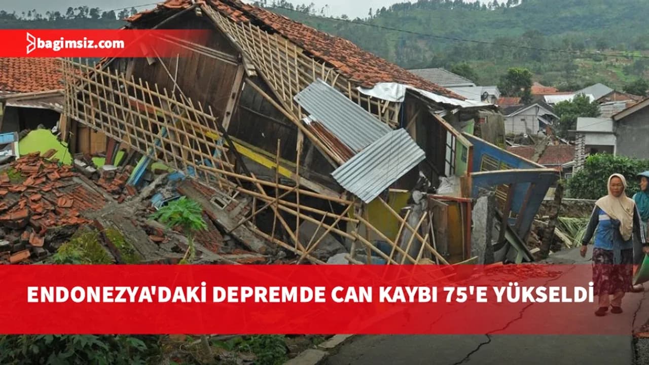 Endonezya'da 7,7 büyüklüğündeki depremde can kaybı 75'e yükseldi