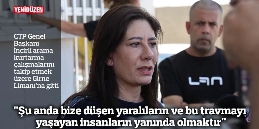 "Şu anda bize düşen yaralıların ve bu travmayı yaşayan insanların yanında olmaktır"