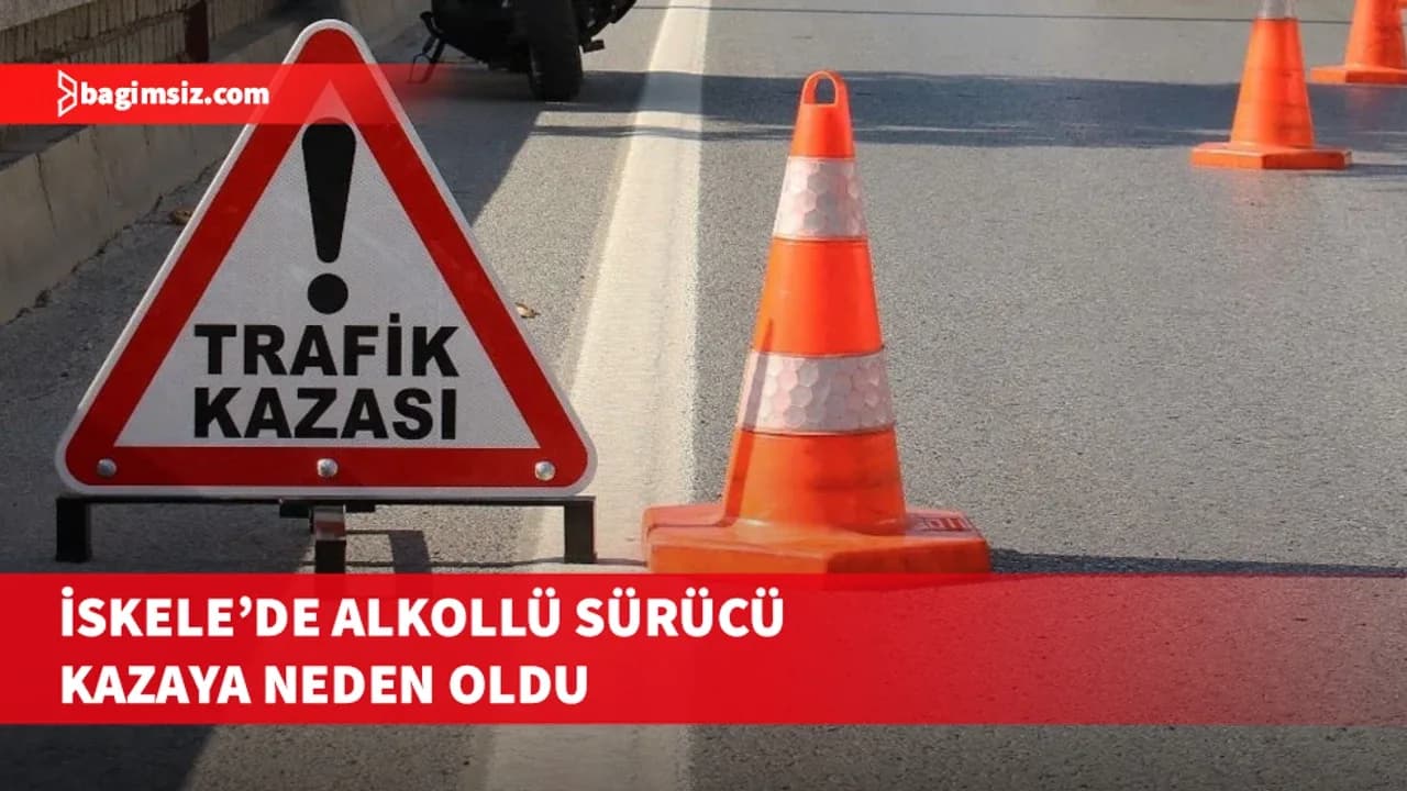 İskele’de alkollü sürücü kazaya neden oldu: Tutuklandı