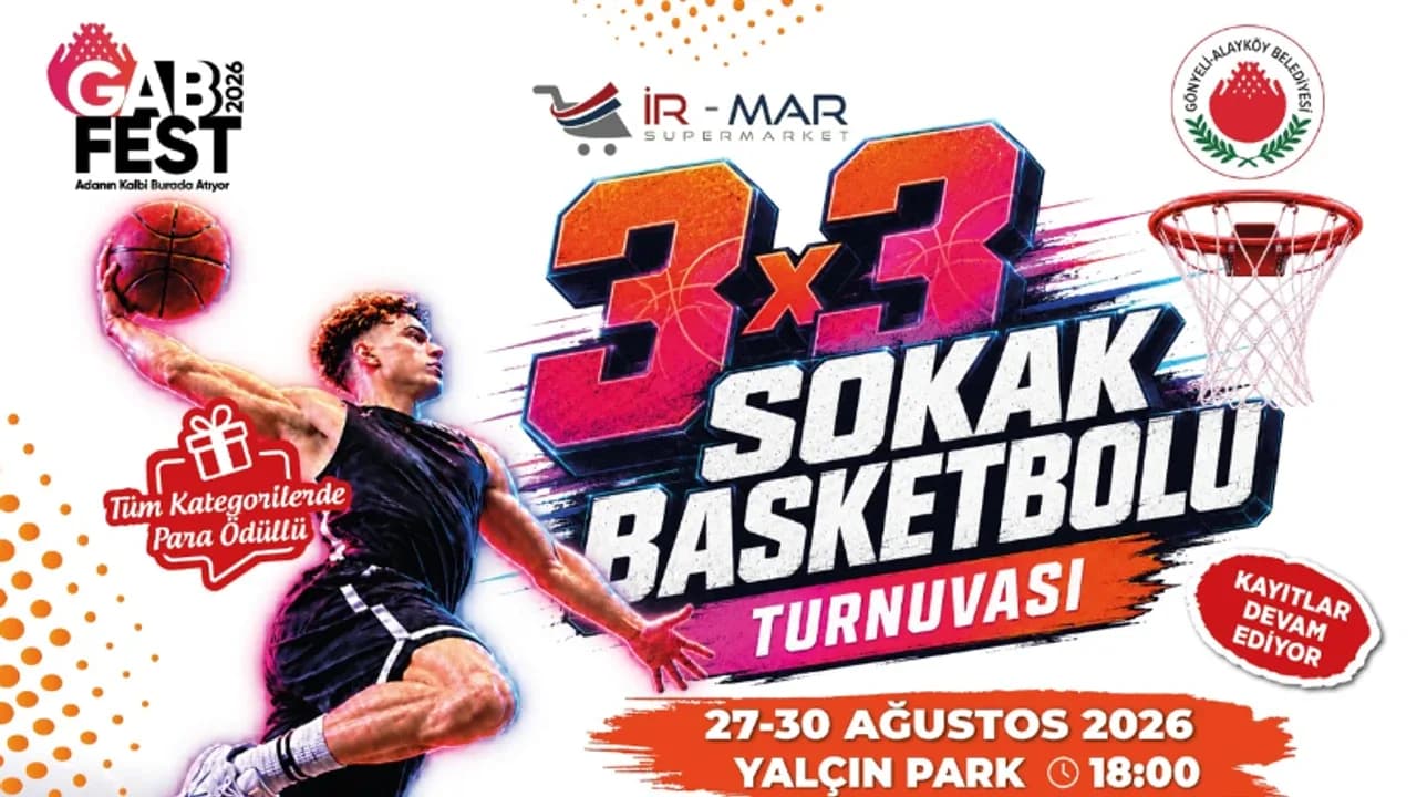 GABFEST 2026’da 3x3 Sokak Basketbolu heyecanı: Kayıtlar devam ediyor