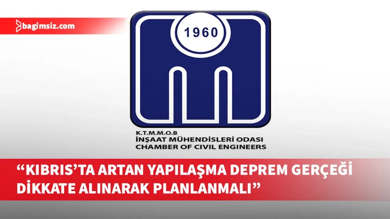 KTMMOB İMO’dan deprem uyarısı