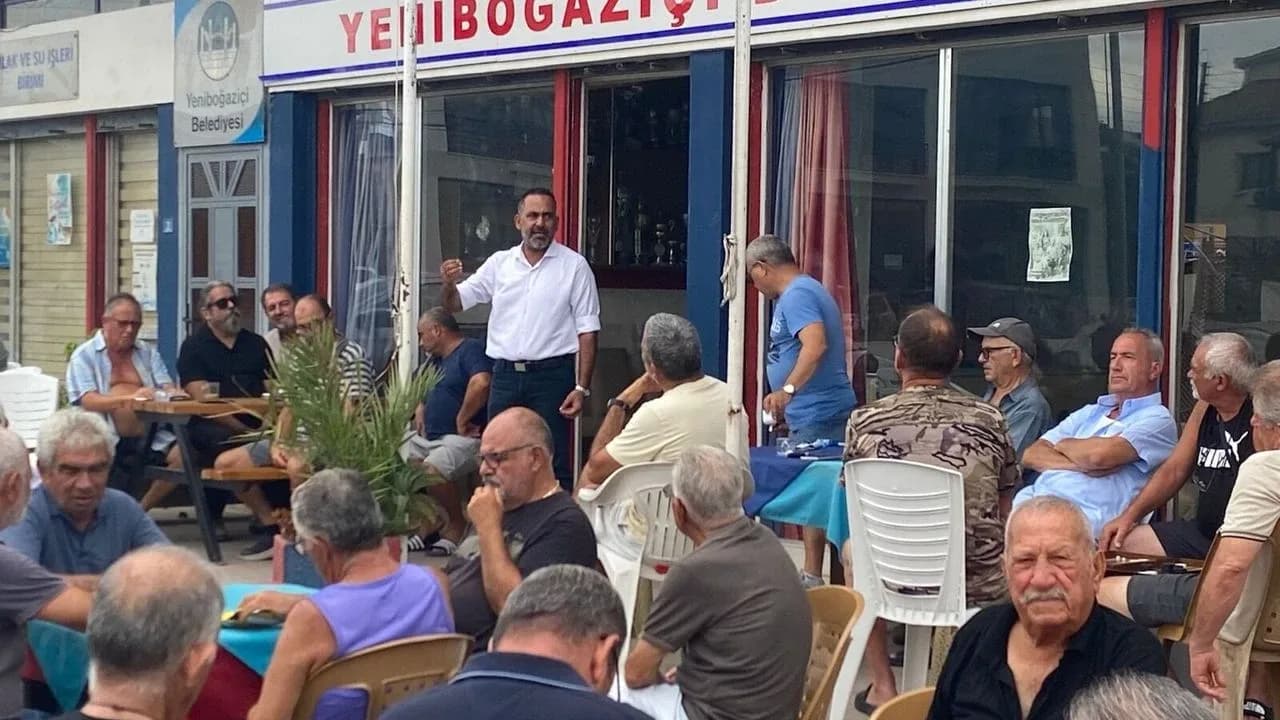 CTP Yeniboğaziçi Belediye Başkan Adayı Şemsi Oyuncu yurttaşlarla buluştu