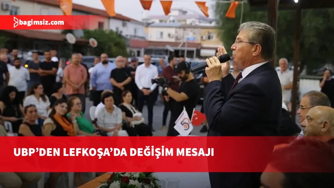 UBP'nin Lefkoşa’da seçim çalışmaları sürüyor: Değişimi birlikte başlatacağız