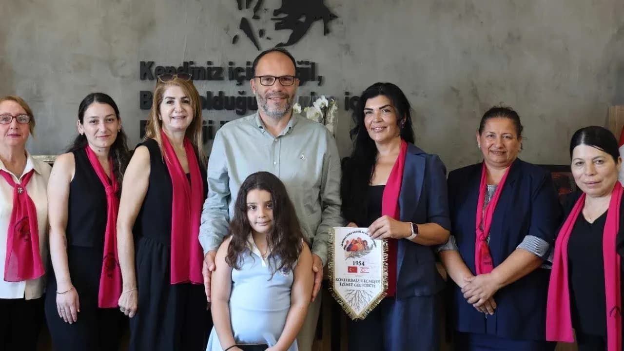 Larnaka Türk Kadınlar Birliği Derneği İskele Belediye Başkanı Sadıkoğlu’nu ziyaret etti