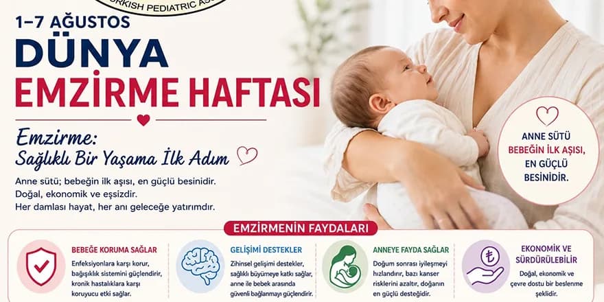 Kıbrıs Türk Pediatri Kurumu Asbaşkanı Güzoğlu'ndan Dünya Emzirme Haftası mesajı