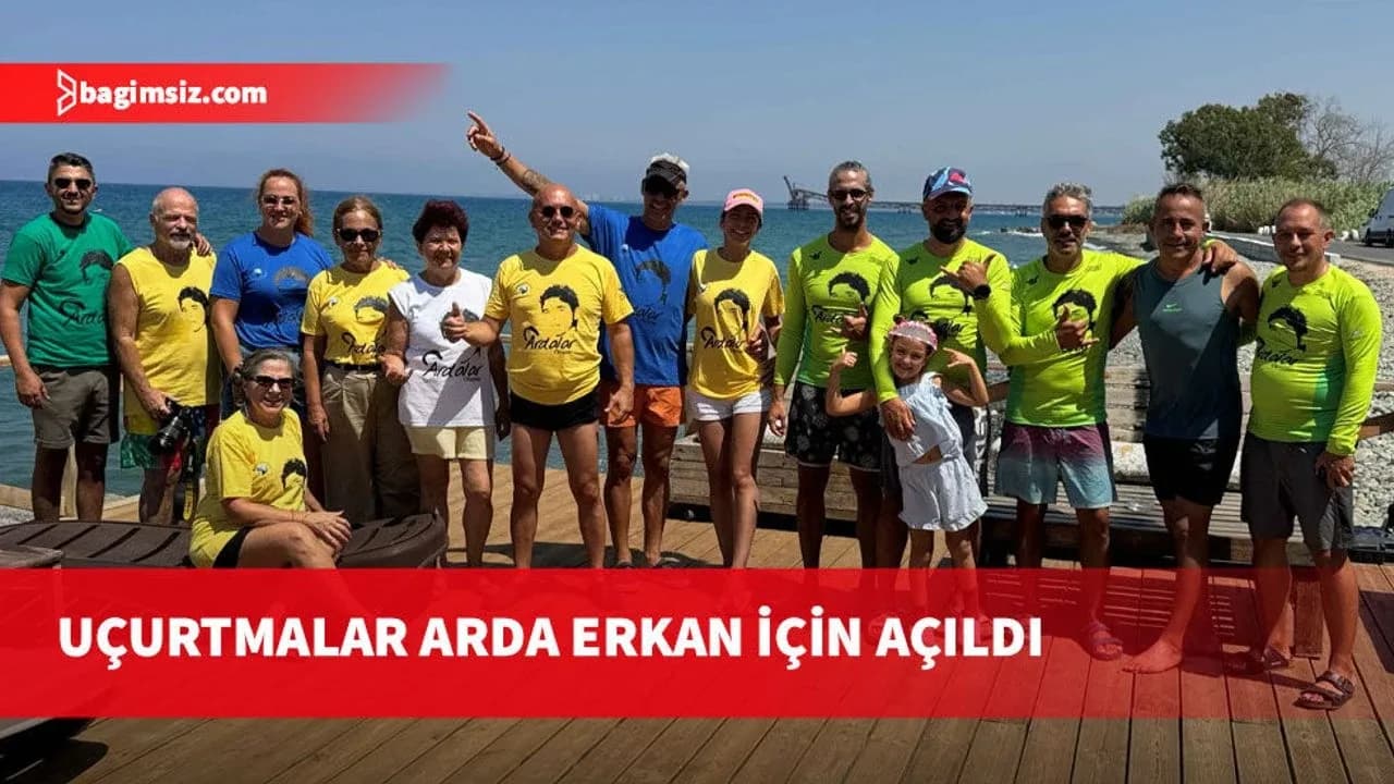 Arda Erkan, kite surf etkinliği ile anıldı