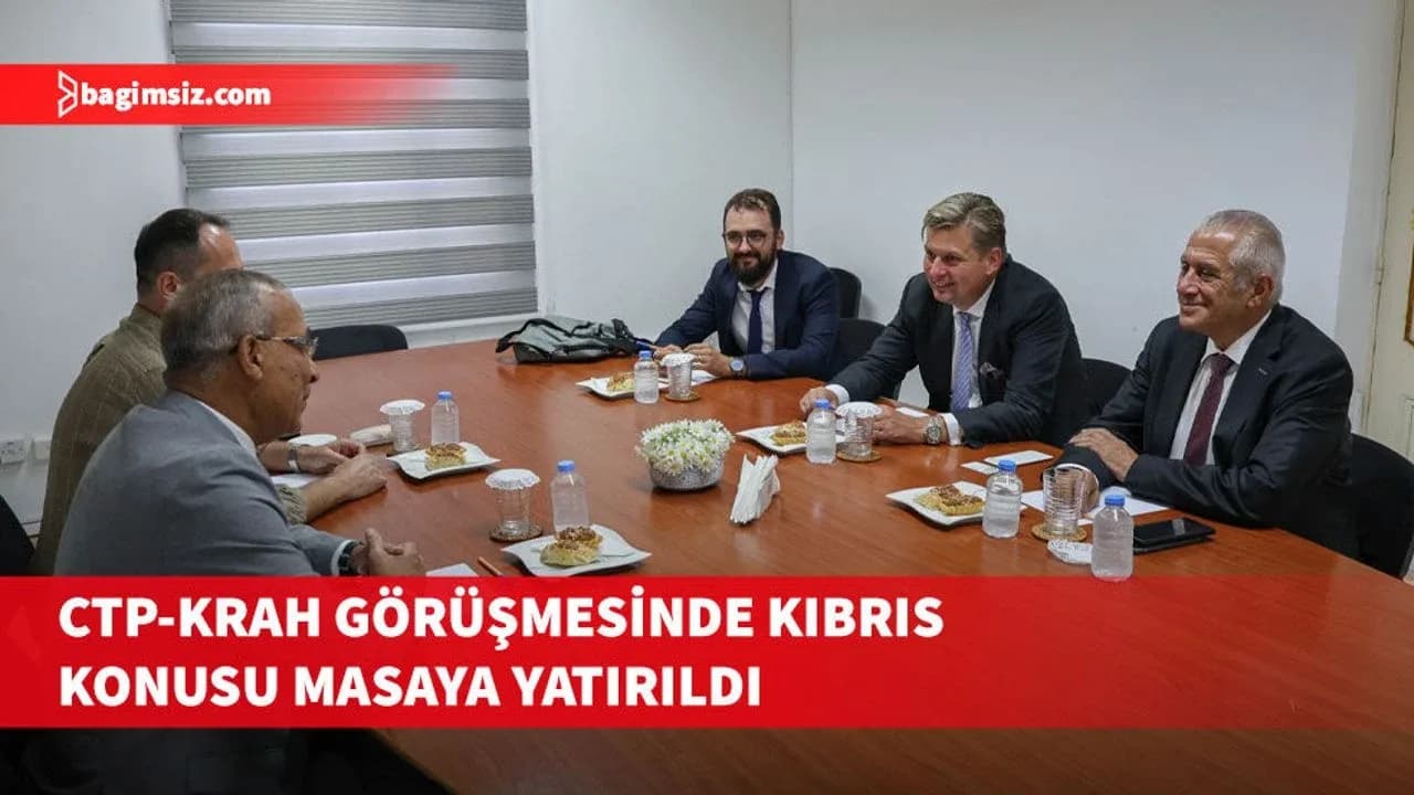 CTP heyeti Alman Milletvekili Maximillian Krah’ı kabul etti