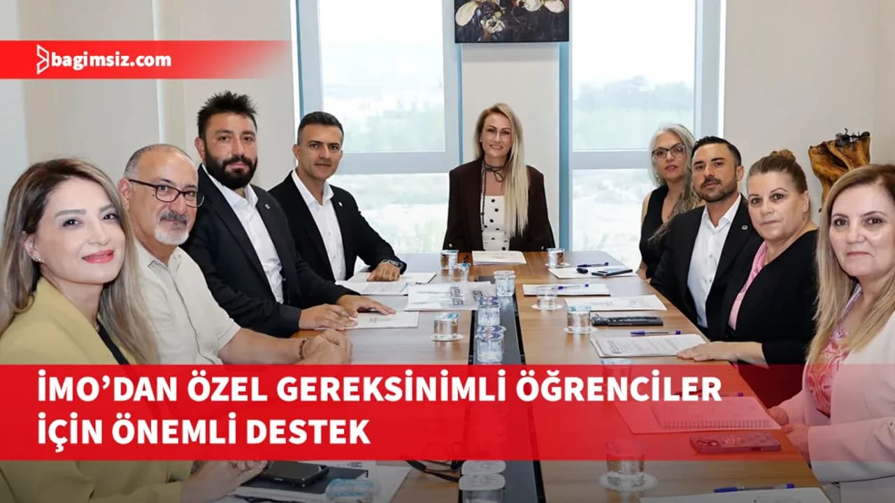 Özel gereksinimli öğrencilerin eğitim ortamlarının iyileştirilmesine İMO’dan destek