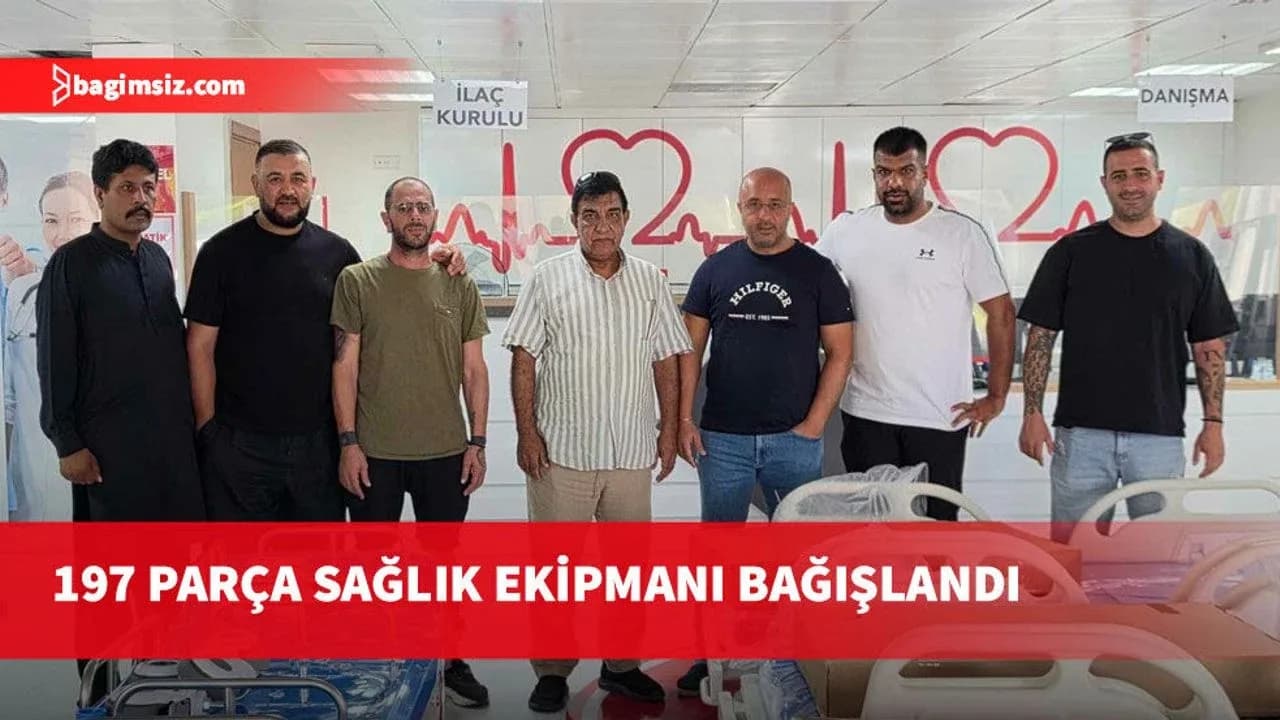 İş insanı Gujrati'den sağlık ekipmanı bağışı