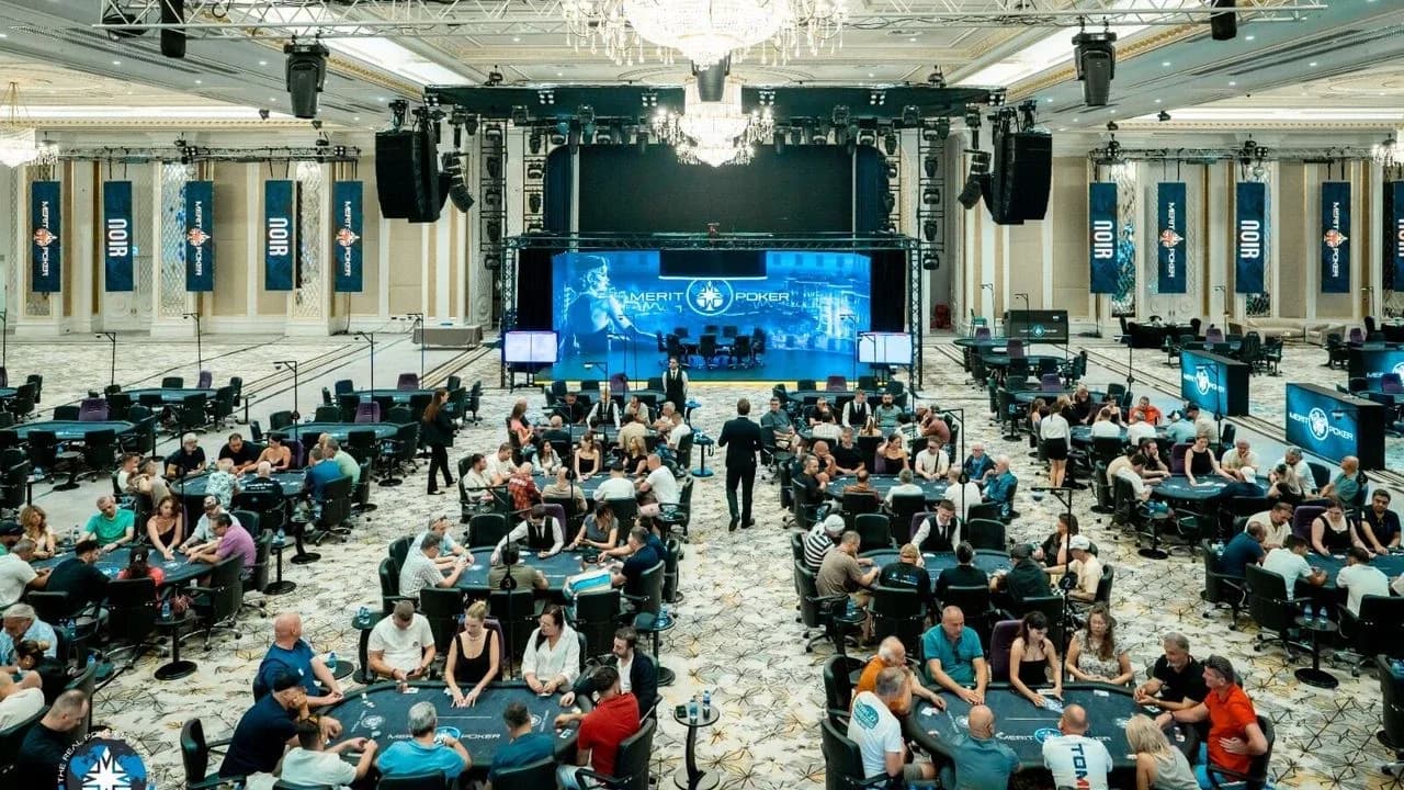 Merit Poker Noir Series başladı: 72 ülkeden binlerce turist KKTC'de