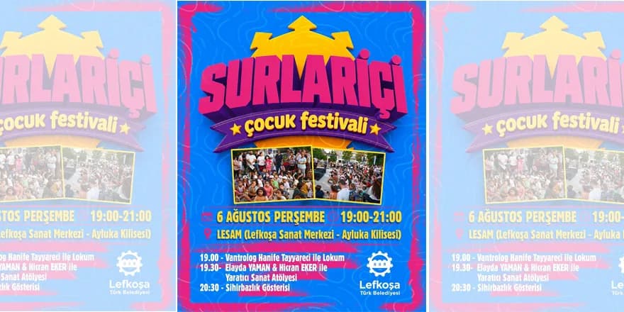 LTB Surlariçi Çocuk Festivali perşembe günü yapılıyor