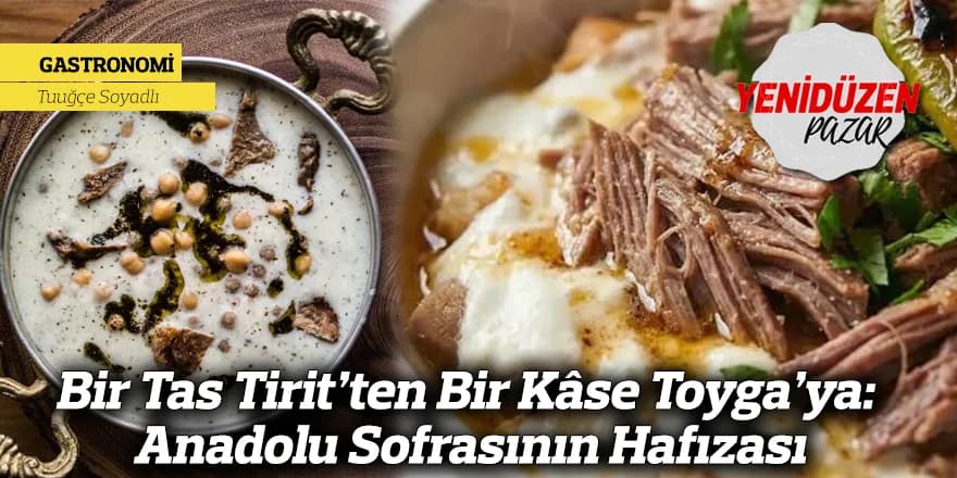 Bir Tas Tirit’ten Bir Kâse Toyga’ya: Anadolu Sofrasının Hafızası