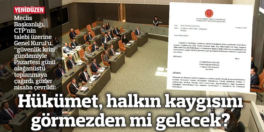 Hükümet, halkın kaygısını görmezden mi gelecek?