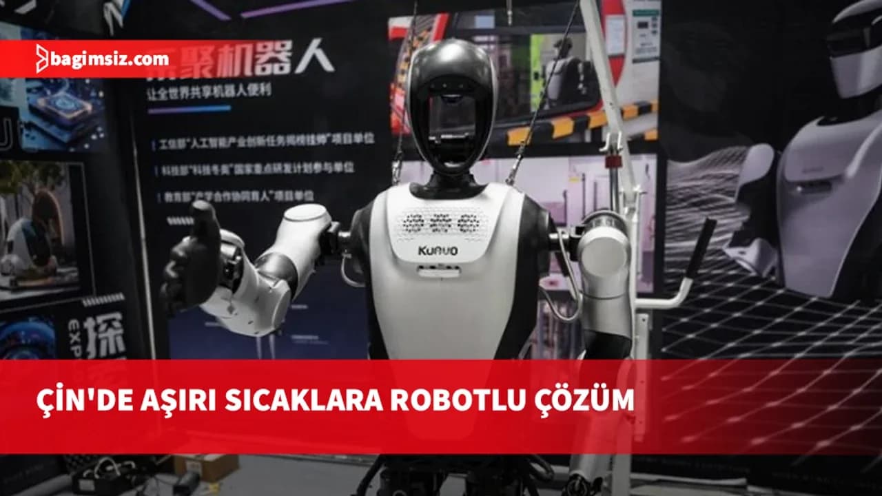 Çin'de aşırı sıcaklara robotlu çözüm: Pekin parklarında 72 robot işe başladı