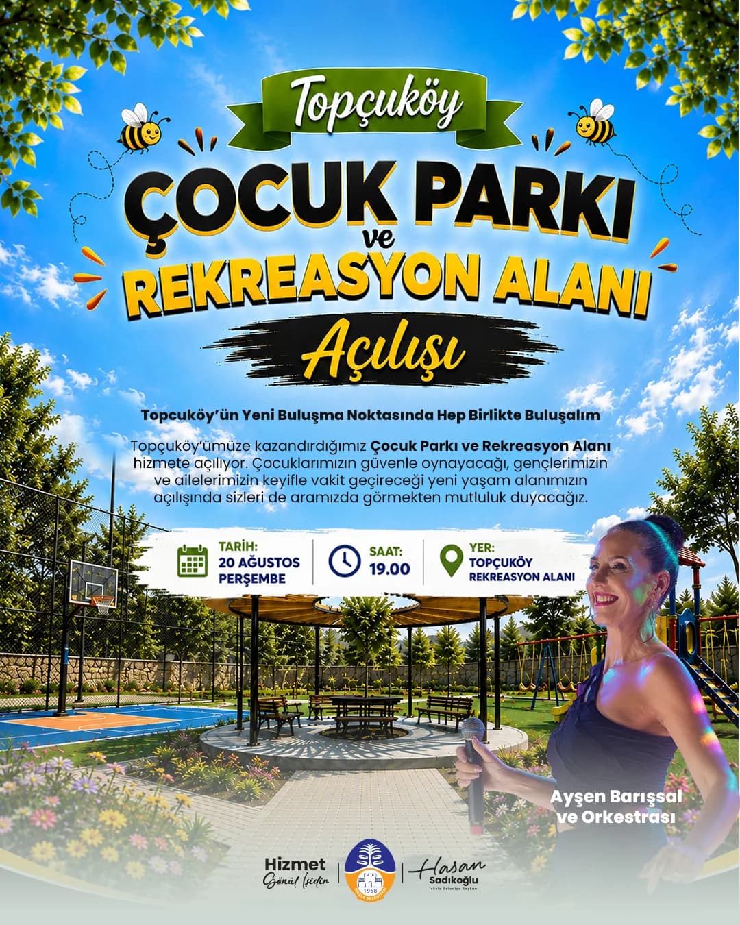 Topçuköy Çocuk Parkı ve Rekreasyon Alanı yarın açılıyor