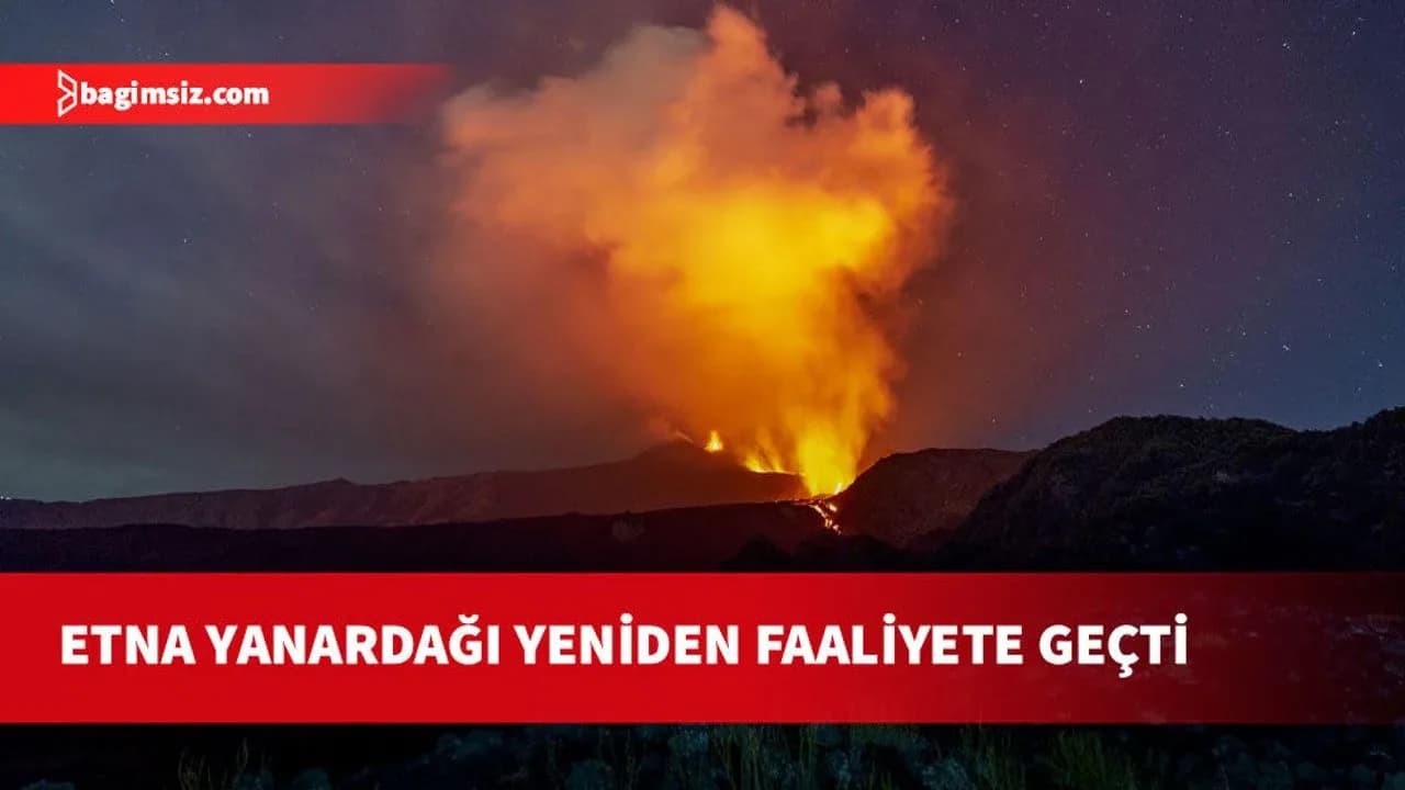 Etna Yanardağı'nda patlama meydana geldi