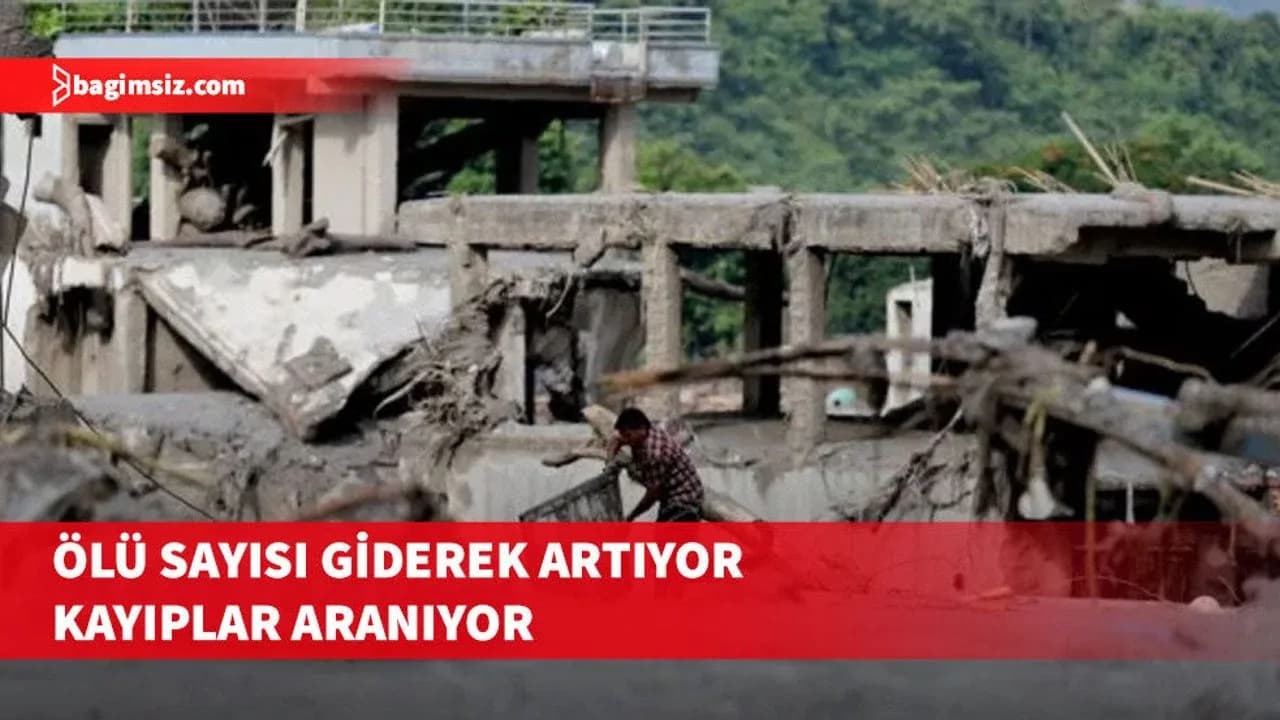 Nepal-Çin sınırında yaşanan sel felaketinde ölü sayısı 160'ı aştı...