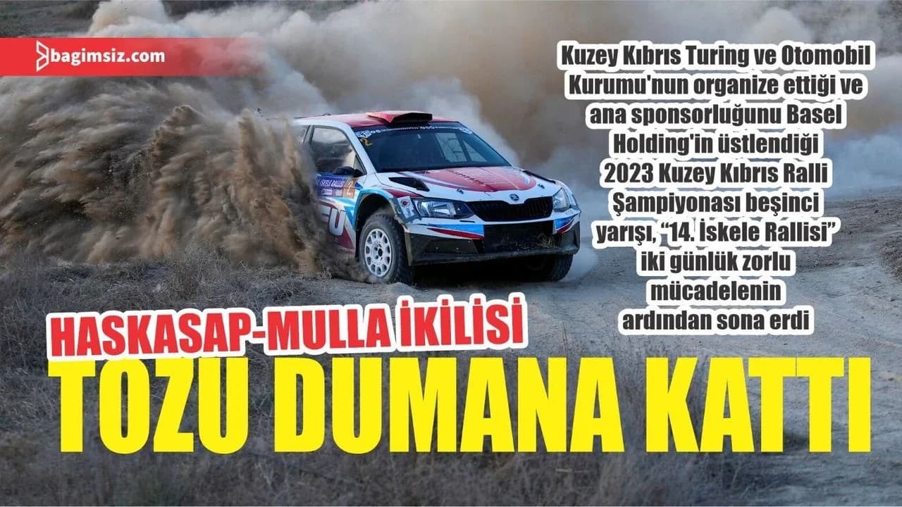 2023 Kuzey Kıbrıs Ralli Şampiyonası beşinci yarışı, “14. İskele Rallisi” iki gün süren mücadelenin ardından sona erdi