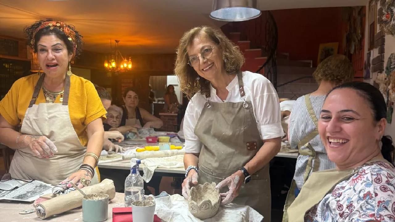 LTB Kadın Sığınma Evi yararına seramik etkinliği