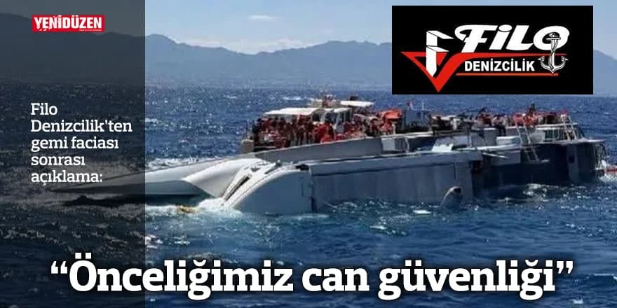 “Önceliğimiz can güvenliği”