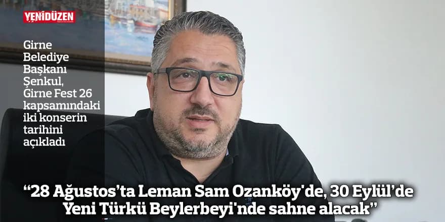 "28 Ağustos’ta Leman Sam Ozanköy'de, 30 Eylül’de Yeni Türkü Beylerbeyi'nde sahne alacak"