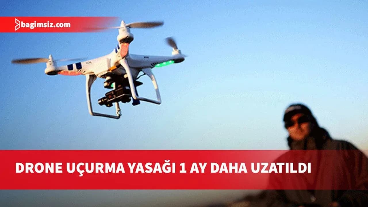 Ercan çevresinde dron uçurma yasağı uzatıldı