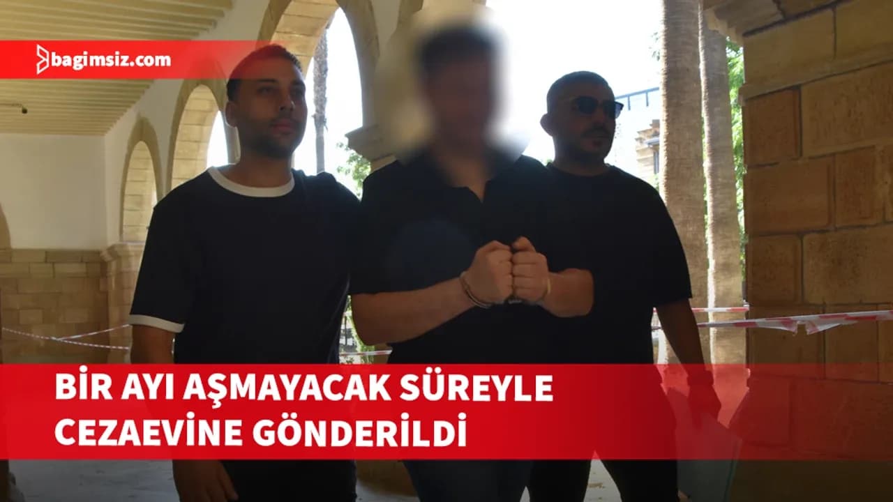 Ercan’dan yasaklı madde ile girmeye çalıştı, cezaevine gönderildi