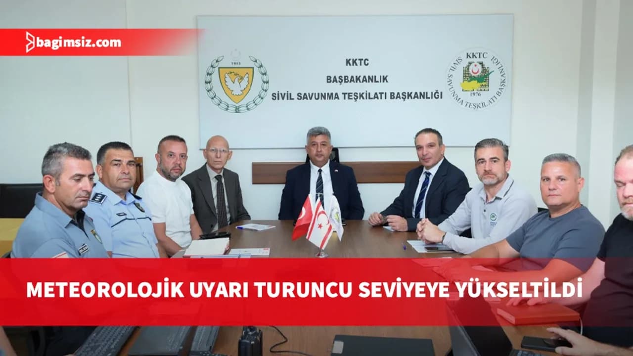 SSTB: Meteorolojik uyarı ‘turuncu ikaz’ seviyesine yükseltildi
