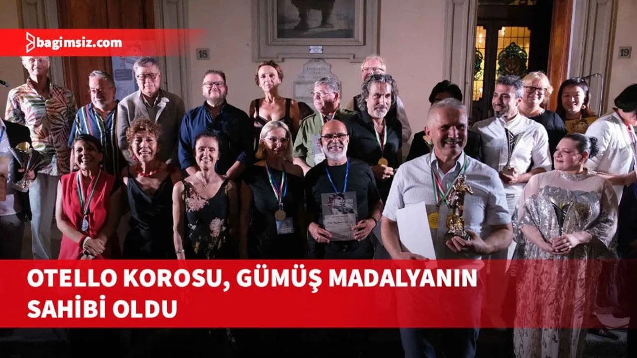 Otello Çoksesli Korosu, Floransa’da gümüş madalya kazandı