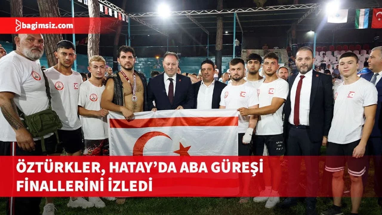 Meclis Başkanı Öztürkler Türk Dünyası Uluslararası Aba Güreşi Finallerini izledi