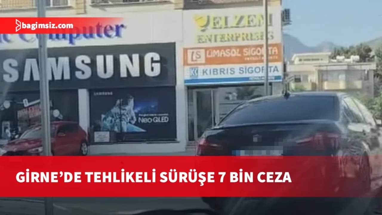 Trafik kurallarına uymayan sürücüye 7 bin TL ve 15 puan ceza