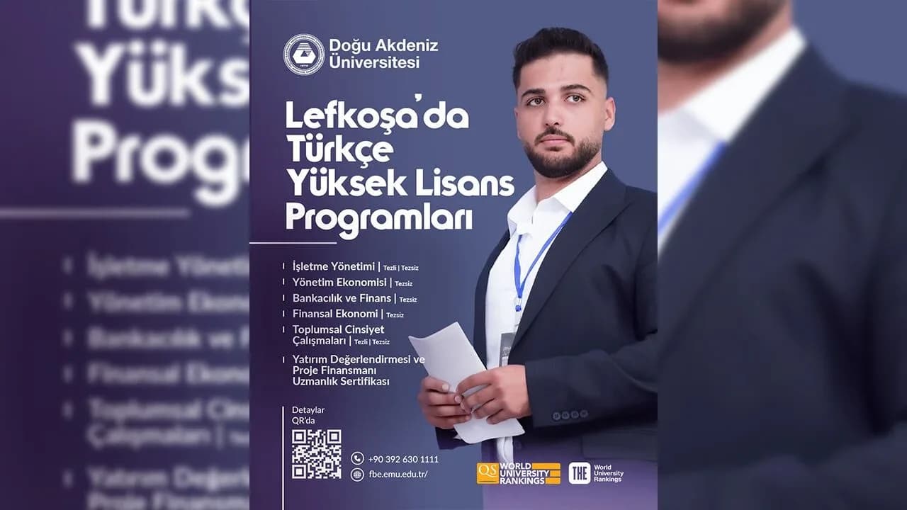 DAÜ Lefkoşa’daki yüksek lisans programlarıyla akademik fırsatlar sunuyor