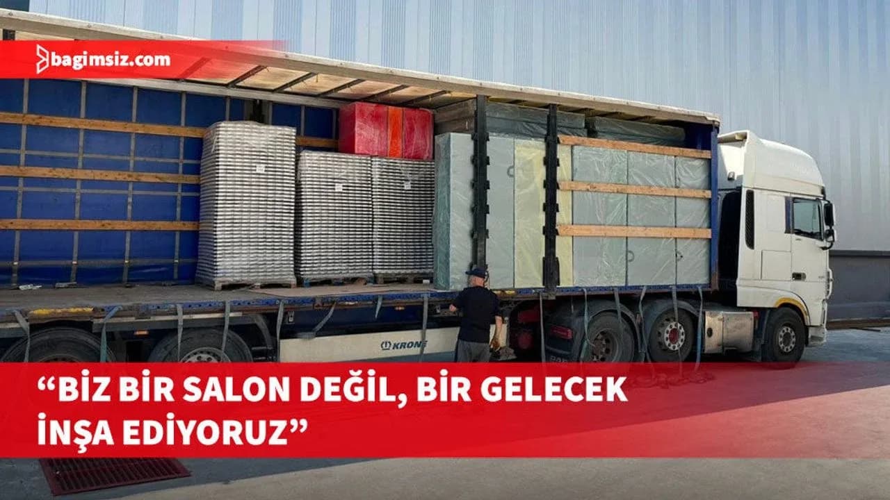 KKTC Cimnastik Federasyonu’ndan 3 yeni salon için 4 tır malzeme