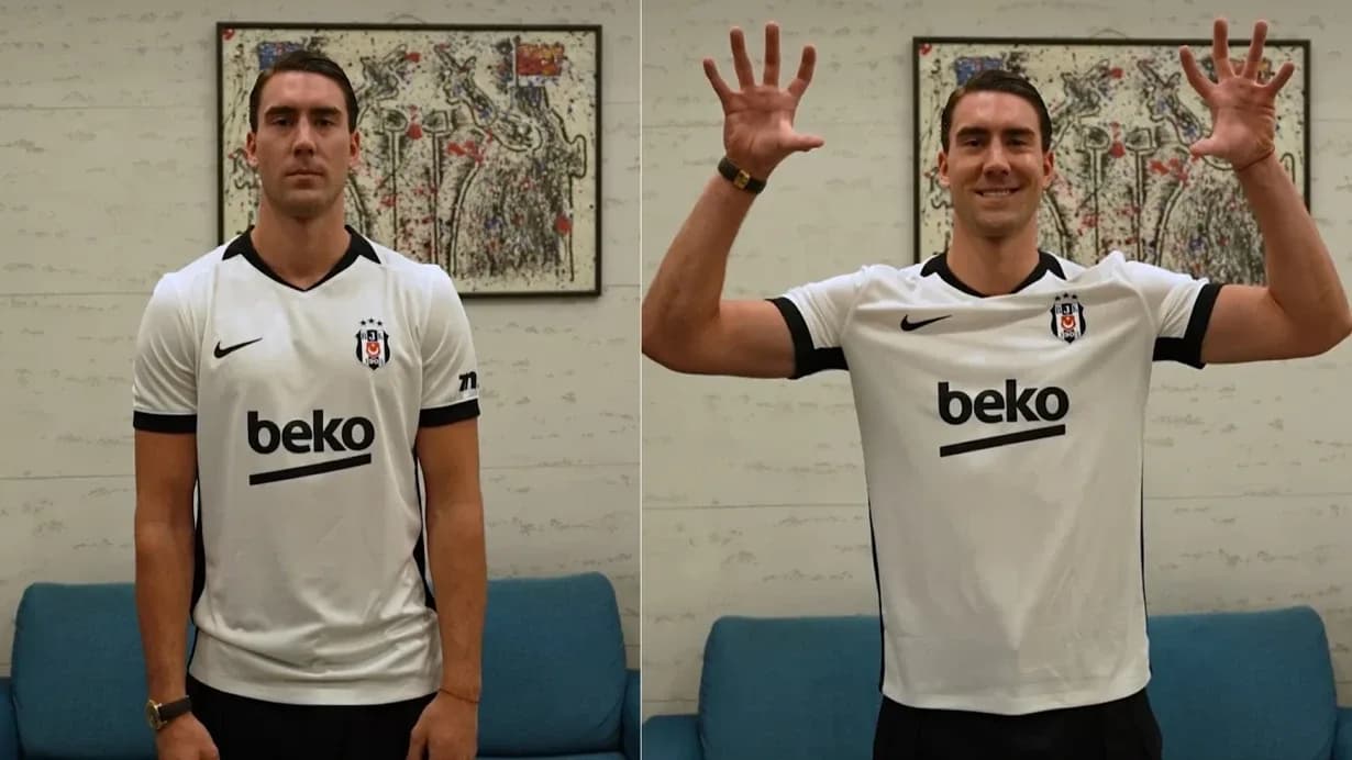 Beşiktaş’ın yeni transferi Dusan Vlahovic İstanbul’a geldi