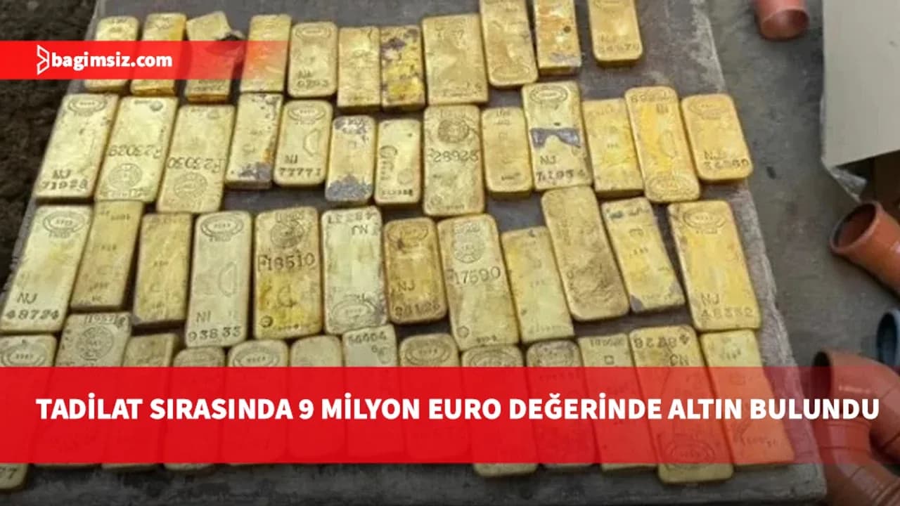 Belçika'da tadilattaki binanın duvarında yaklaşık 9 milyon euro değerinde altın bulundu