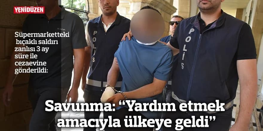 Savunma: “Yardım etmek amacıyla ülkeye geldi”