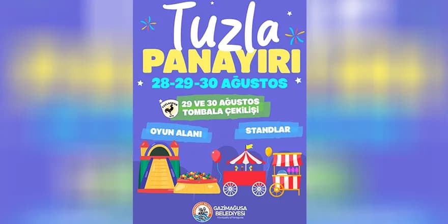 Tuzla Panayırı, 28-30 Ağustos tarihleri arasında düzenleniyor