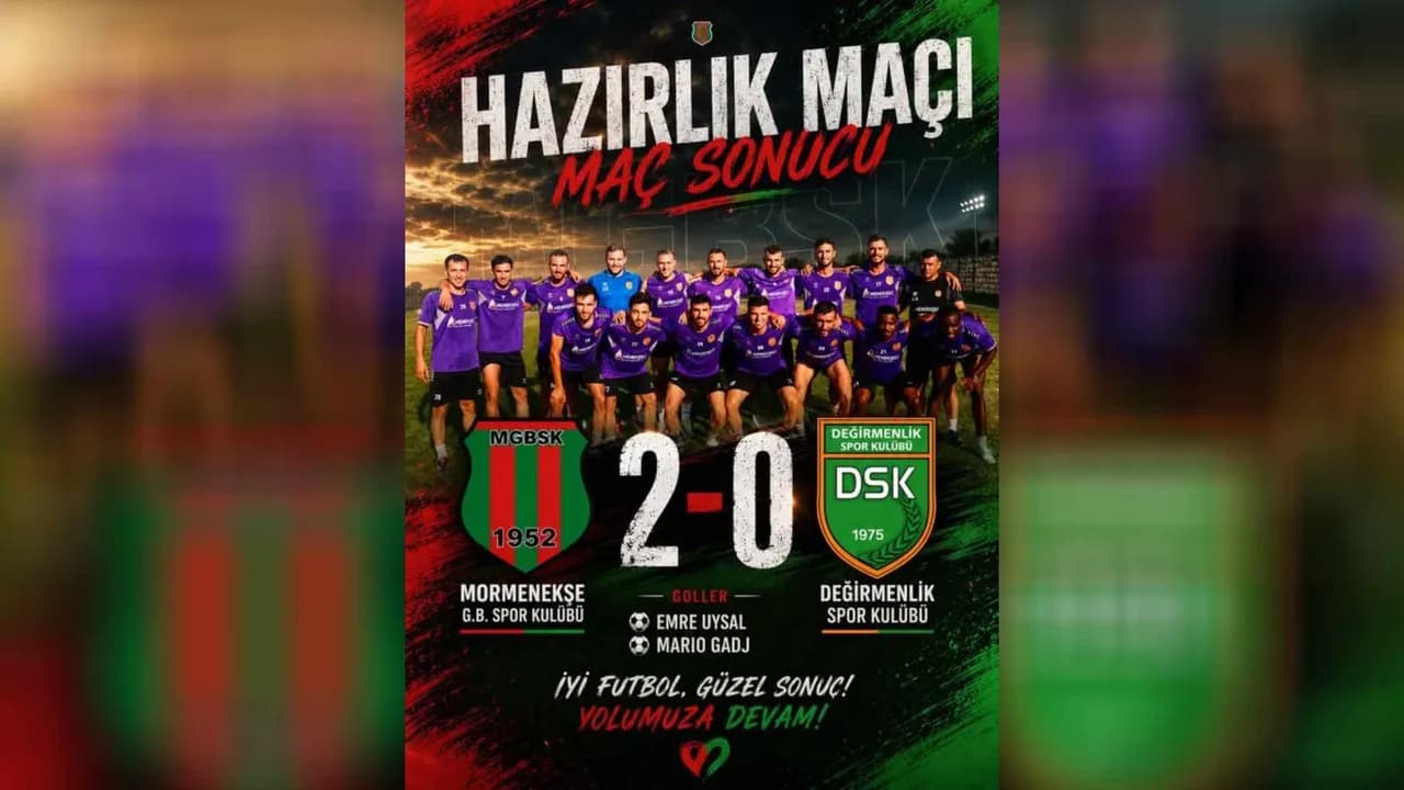 Mormenekşe’den iyi hazırlık: 2-0