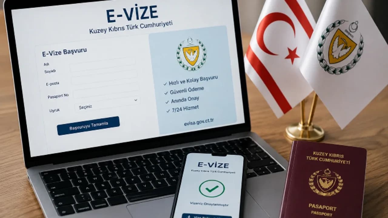 KKTC’ye girişlerde yeni dönem: E-vize ücretleri de belli oldu