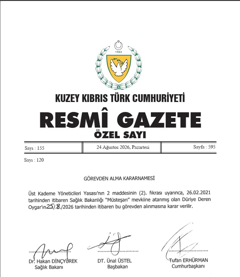 Sağlık Bakanlığında müsteşar değişikliği: Oygar görevden alındı, Kalfaoğlu atandı
