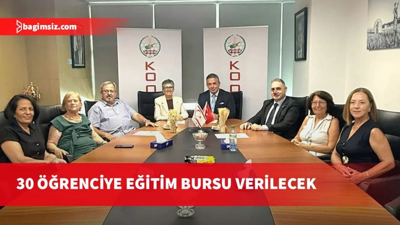 Koopbank ve KTEV’den 30 öğrenciye burs protokolü