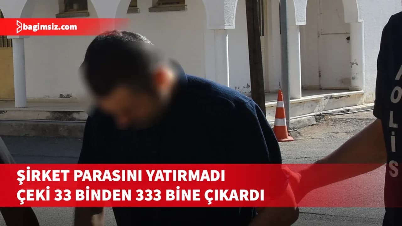 Şirketten 333 bin TL ve 4 bin 400 Doları zimmetine geçirdi: Cezaevine gönderildi